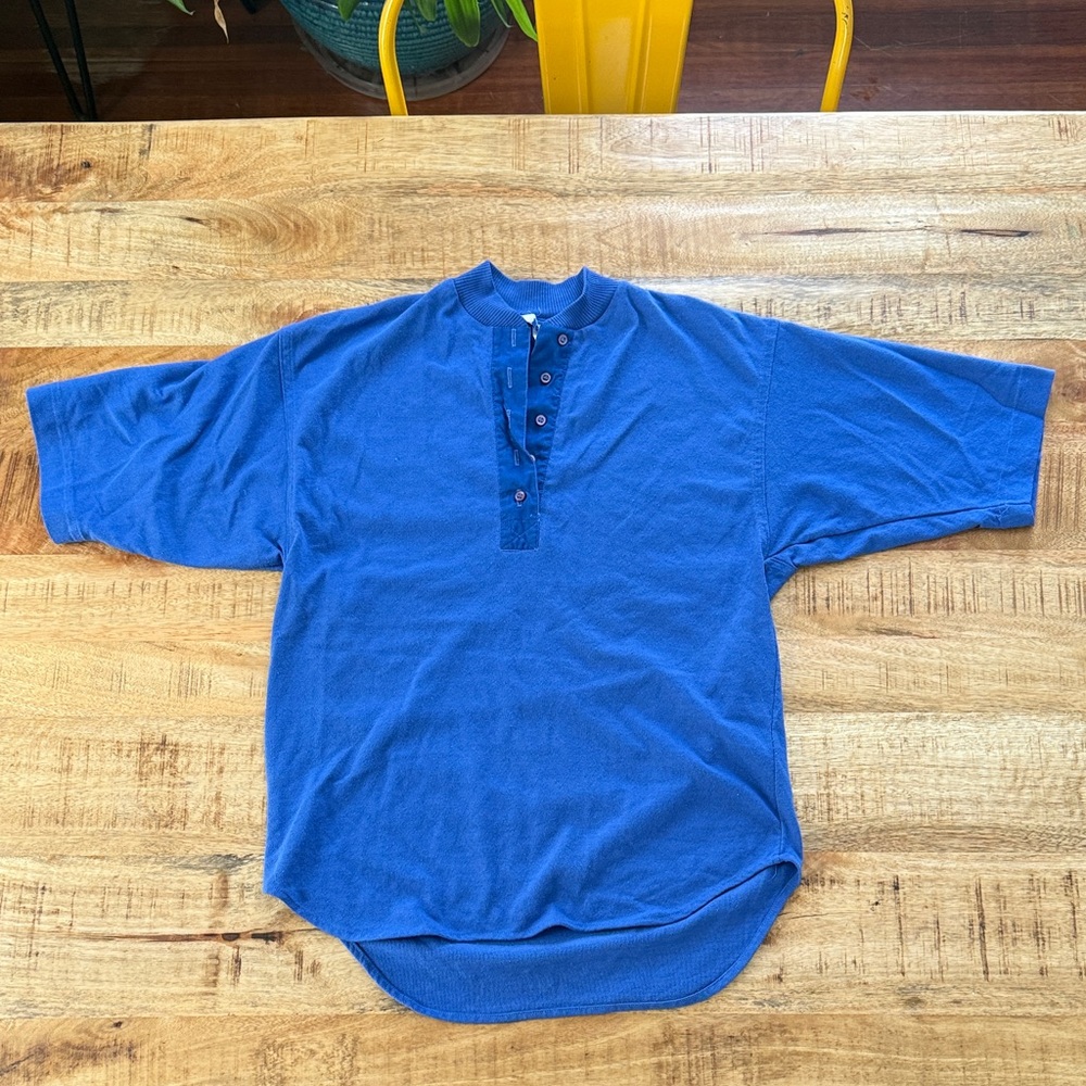Vintage 70s 80s Blue Horizon tshirt baseball sports men’s medium rare